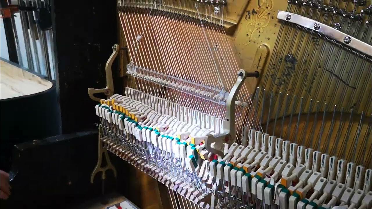 Dampers installation in upright piano YouTube