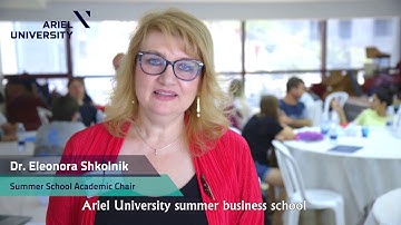 Join Ariel University THIS summer at our annual business school
