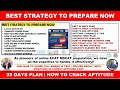 BEST STRATEGY TO PREPARE NOW | 25 DAYS PLAN | HOW TO CRACK APTITUDE | CRASH BATCH NUST FAST NED IBA