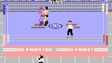 Pro Wrestling (USA) - Nintendo Entertainment System / Famicom (NTSC) [MESS] [shortplay]