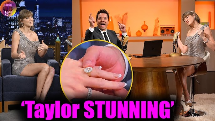 Jimmy Fallon shocked by Taylor Swift's stunning engagement ring on The  Tonight show