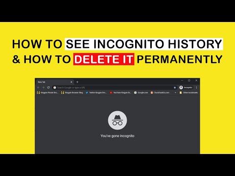 Where is incognito history stored?