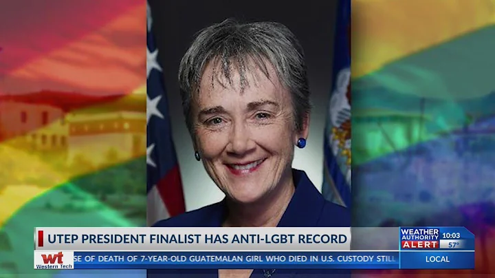 UTEP president finalist Heather Wilson has anti-LG...