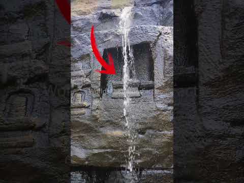 1000 years old lingam found!🤯😳 #shorts #shiva #lingam #ancient #india #waterfall #ytshorts #history