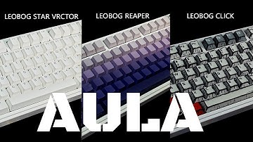 Blue Switch vs Reaper Switch vs Star Vrctor Switch｜Aula F75 Switch Comparison