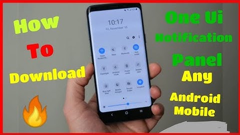 Install Samsung one ui notification panel any Android phone 🔥
