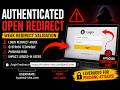Authenticated Open Redirect via Weak Redirect Validation | Bug Bounty Finding