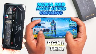 ZTE Nubia Red Magic 6s Pro Unboxing and BGMI Test 🔥720hz + SD888 Plus 🔥 internal Gaming RGB Fan 🧿
