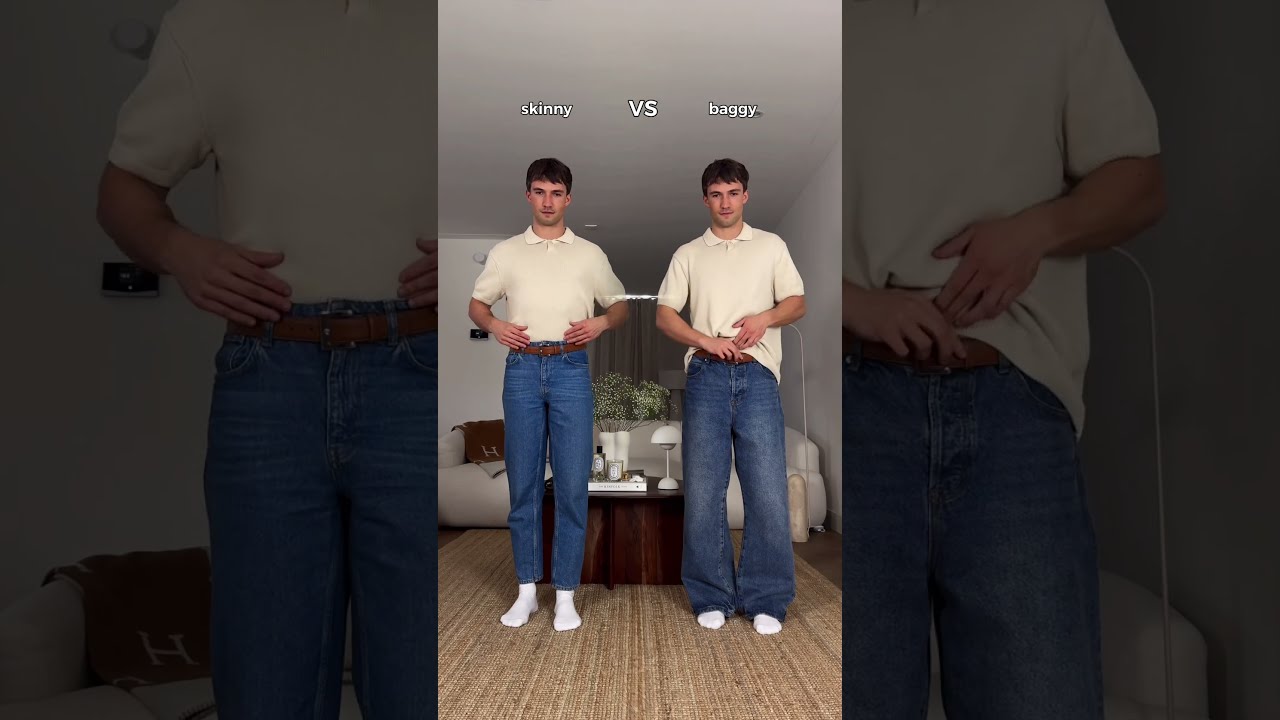 Skinny Jeans Or Baggy Which One Subscribe For Shorts Style