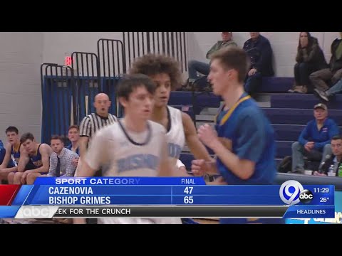 Bishop Grimes beats Caz in boys basketball