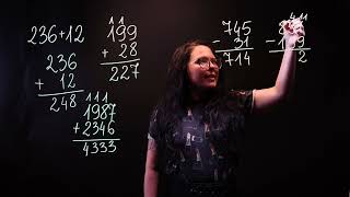 Dodawanie I Odejmowanie W Słupku