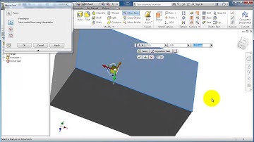 58 AutoDesk Inventor Tutorial: Face Move, Free Move