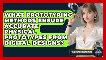 What Prototyping Methods Ensure Accurate Physical Prototypes From Digital Designs?