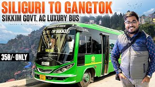 SILIGURI to GANGTOK Bus Journey | Sikkim GOVT. LUXURY Bus | Gangtok MG Marg