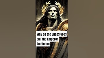 Why do the Chaos Gods call the Emperor Anathema #warhammer40k #emperorofmankind