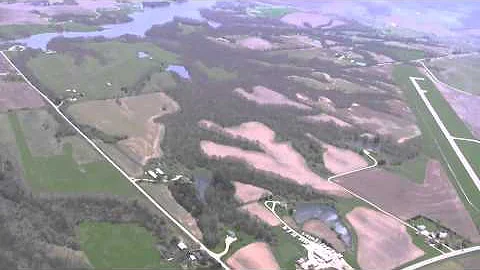 Donald M. Carnes Estate Aerial Tour  Pike County, IL