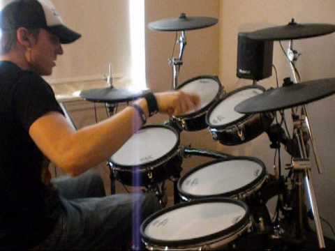 Donnie Marple Playing Platypus (drum cover) on Rol...