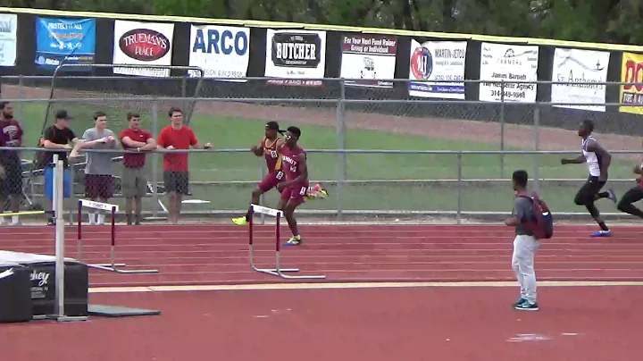 Rayvon Allen 300 hurdles at Corey seibert