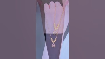 Dây chuyền vàng "Kim Lệ Huyền Bí"-Tinh hoa của sự sang trọng #daychuyen #vongco #trangsuc  #diamond