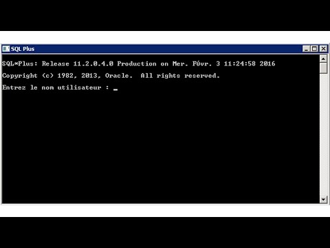 SQLPLUS cmd prompt