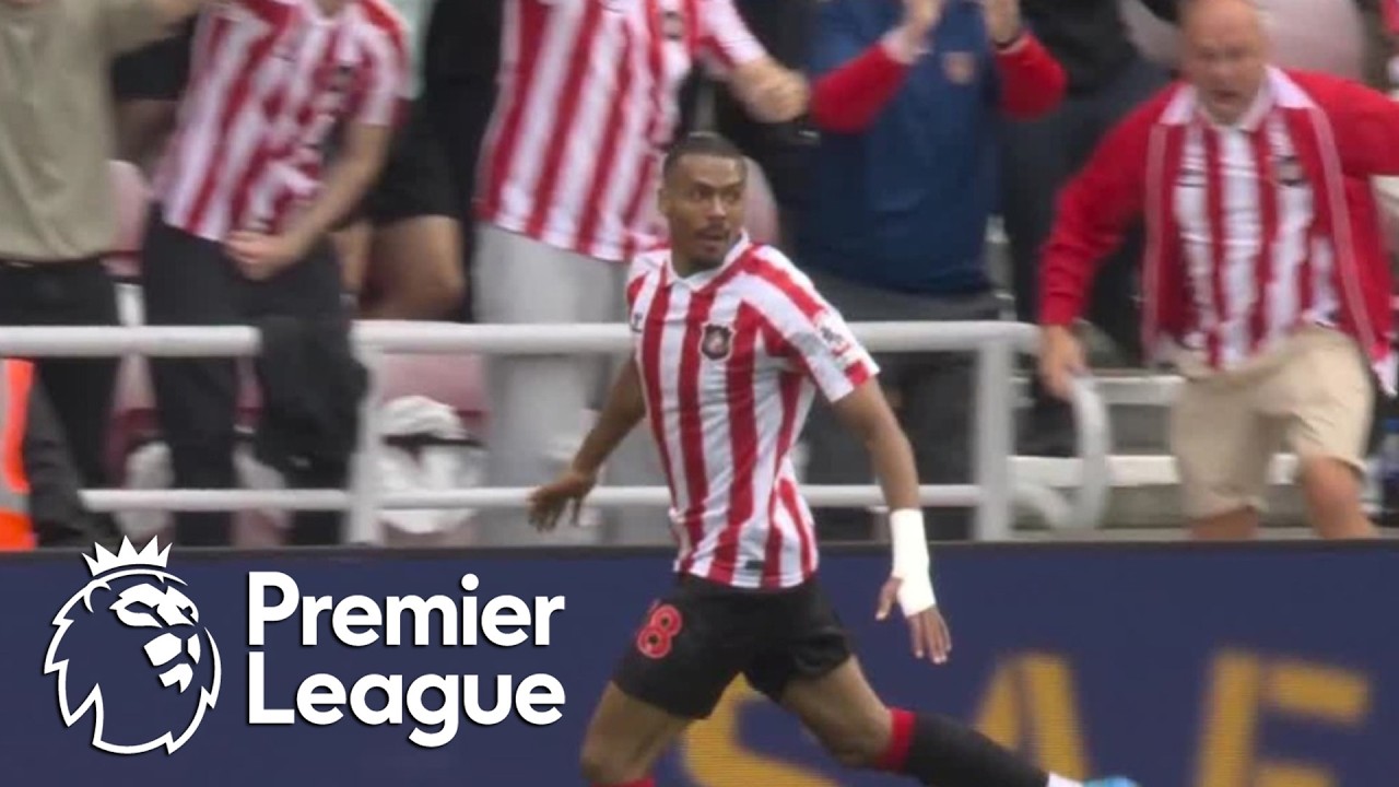 Wilson Isidor slots home Sunderland's breakthrough against Fulham | Premier League | NBC Sports
