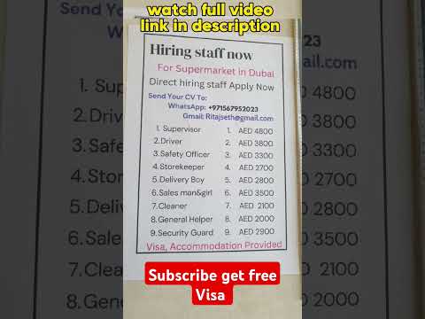 Hiring staff now
