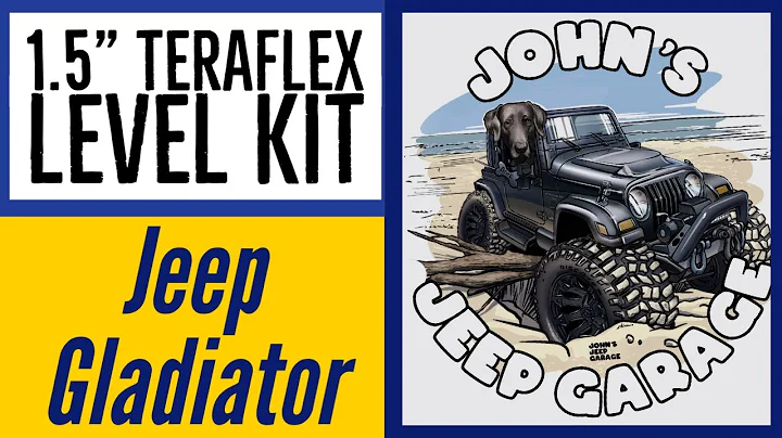 Gladiator JT 1.5" Leveling Kit Easy Installation in Your Garage