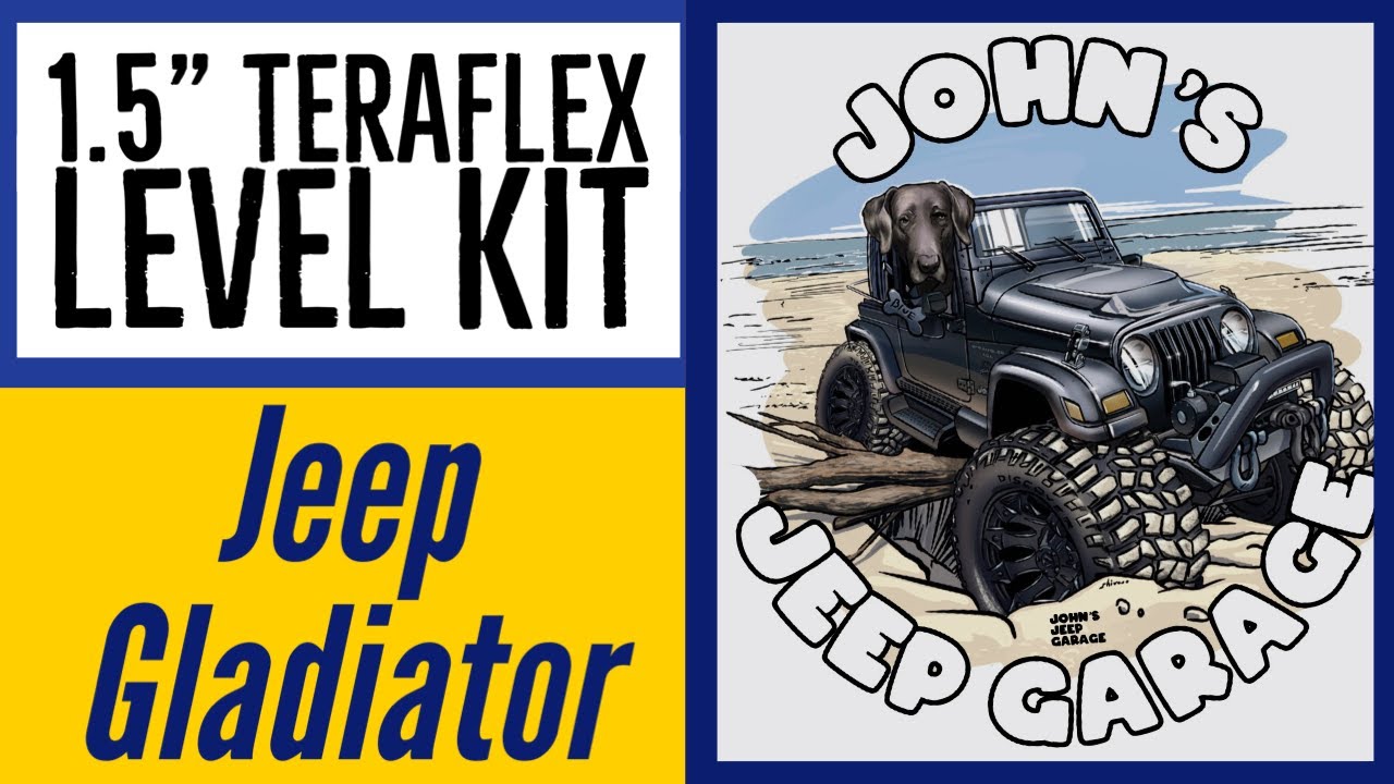 Gladiator JT 1.5" Leveling Kit Easy Installation in Your Garage