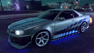 2Fast 2Furious Nissan Skyline R34 Gtr Build-Nfs Heat Nissan Skyline R34 Gtr V-Spec Build.