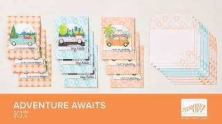 Adventure Awaits Kit | DIY Cards | #StampinUp #CardKit