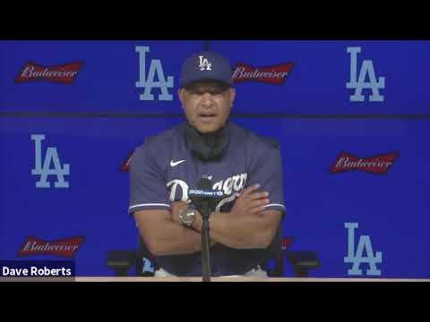 Dodgers interview: Dave Roberts explains why Gavin Lux was optioned; Jake McGee signing