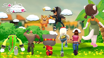 Subway Surfer, Jumanji Epic Run, Talking Tom Hero Dash & Sonic Forces ~ SQUID GAME FUNNY