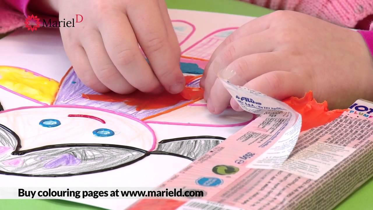 3d Coloring Pages Visually Impaired Children Youtube