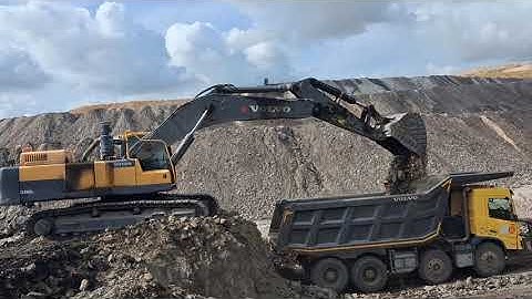 Massive Mining Excavators in Action: Liebherr 480Volvo &Volvo- Sotiriadis/ Labrianidis Mining 4k