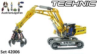 Lego Technic 42006 Excavator - LEGO Speed Build - YouTube