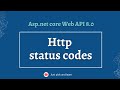 Http status codes in Asp.net Core Web API  | Asp.net core Web API 8.0