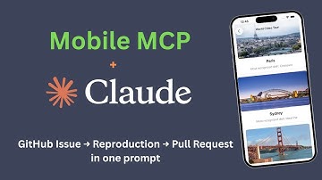 Mobile MCP + Claude Code: single prompt automatic bug fix in existing codebase