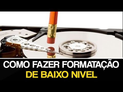 Vídeo: Como Fazer Formatação De Baixo Nível