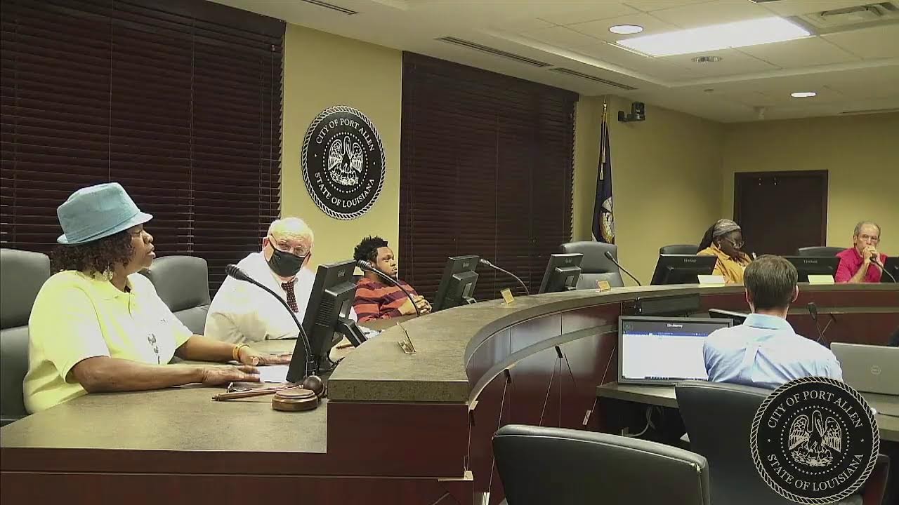 Commitee Meeting Of The Port Allen City Council Dec 12, 2021 YouTube