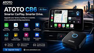 ATOTO CB6 AI Box | Wireless CarPlay, Android Auto & AI Driving