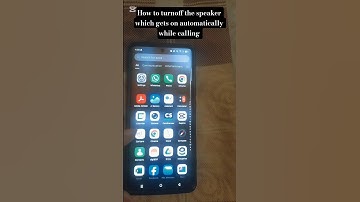 How to turnoff the speaker which gets on automatically while calling on INFINIX HOT50Pro+#viral