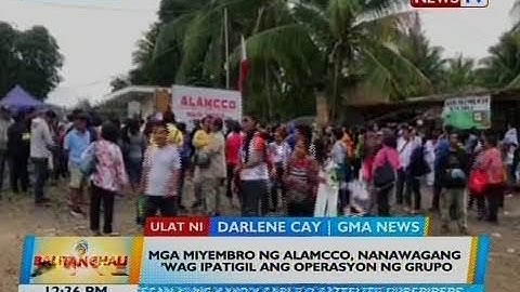 BT: Mga miyembro ng Alamcco, nanawagang 'wag ipatigil ang operasyon ng grupo