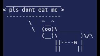 Celebrity Cool linux trick #3: cowsay Profile