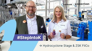 Efficient, High-Purity Recycling with Hydrocyclone Stage & ZSK FilCo | Live at K 2025
