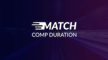 Match Comp Duration  for After Effects