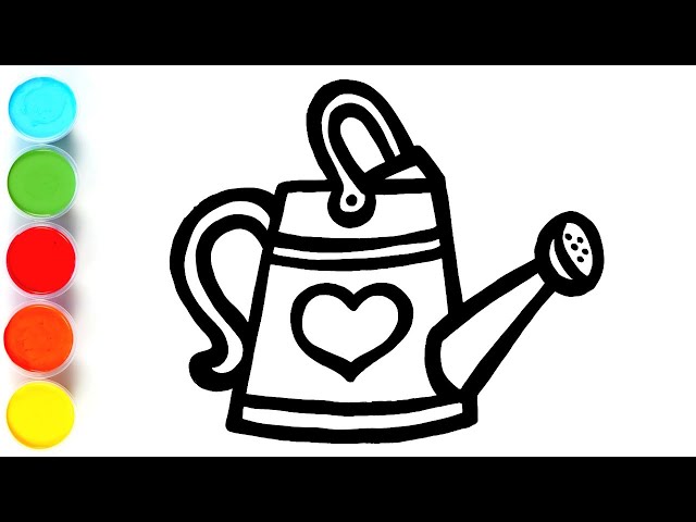 Water Can Drawing, Painting, Coloring for Kids & Toddlers | How to Draw, Paint Basics