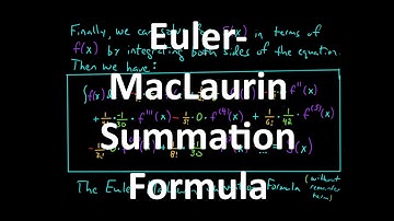Euler MacLaurin Summation Formula