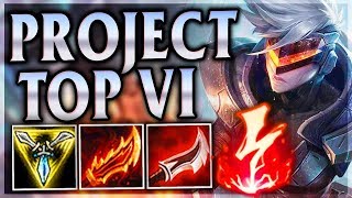 UPGRADED ENRAGED FISTS! BLASTING THEM OUTTA HERE! Project Vi Top - League of Legends Commentary