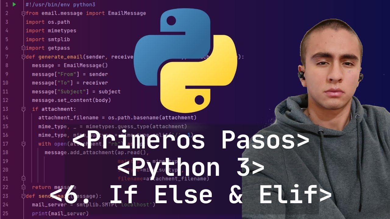 Primeros Pasos en Python: 6. ¡Aprende Condicionales en Python! 🐍 | If ...