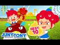 🏆 JUNYTONY BEST Kids Songs | Underground Animals, Five Little Dino Eggs | Kids Songs | JunyTony